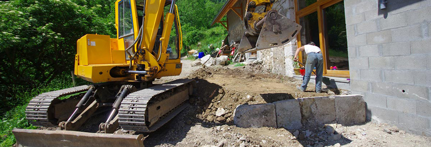 Travaux de terrassement et maçonnerie