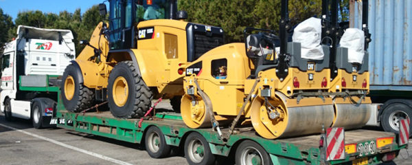 transporter du matériel de chantier