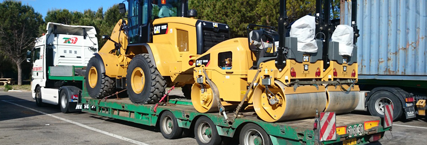 transporter du matériel de chantier